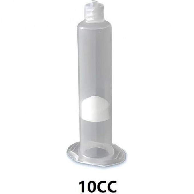 Шприц-дозатор VMATIC бесцветный с белым поршнем 10 сс VCAS10C