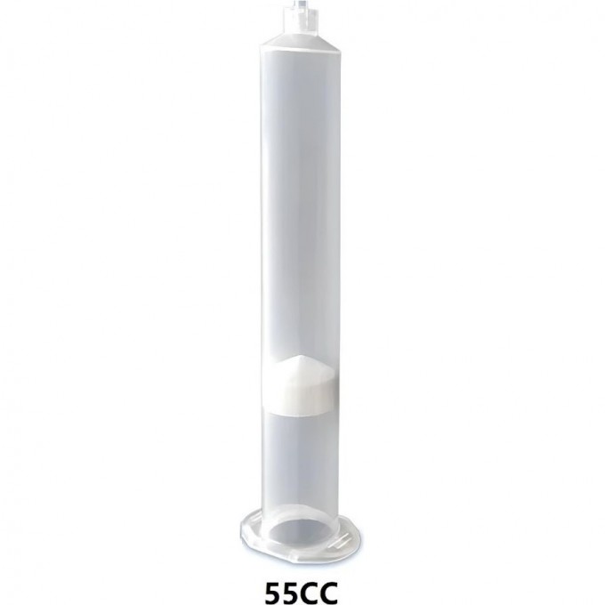 Шприц дозатора VMATIC бесцветный с белым поршнем 55 сс VCAS55C