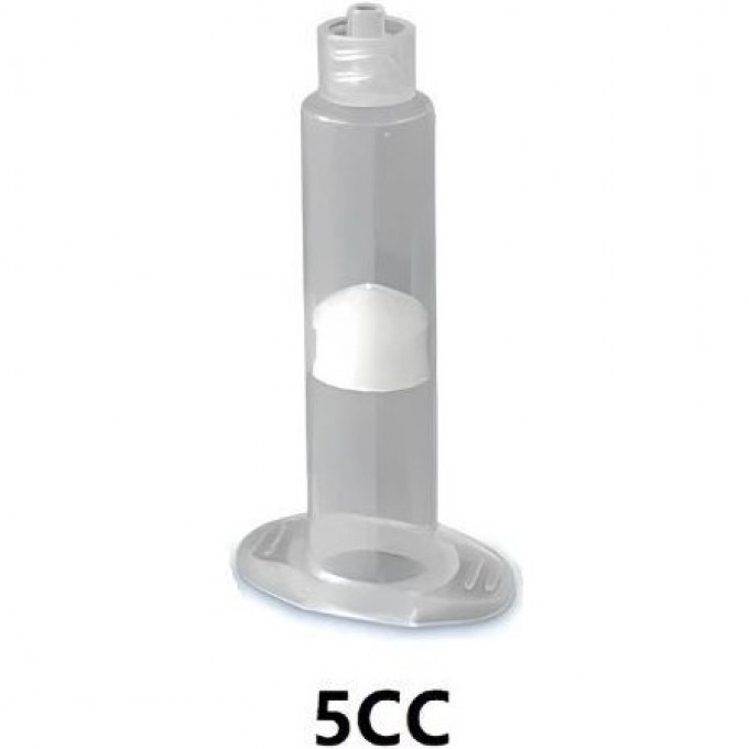 Шприц-дозатор VMATIC бесцветный с белым поршнем 5 сс VCAS5C