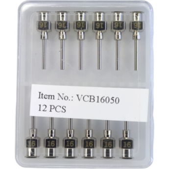 Игла для дозирования VMATIC TS 16G 1/2" прямая из нержавеющей стали VCB16050