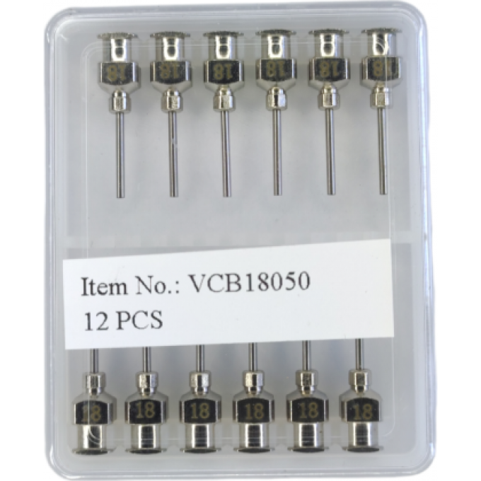 Высокоточная игла для дозирования VMATIC TS 18G 12.7 мм VCB18050