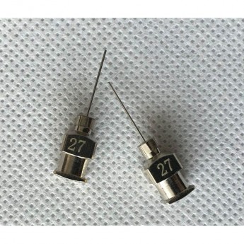 Игла дозирующая VMATIC TS 27G X 1/2" прямая металлическая VCB27050