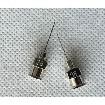 Игла для дозирования VMATIC TS 28G x 1/2" прямая, нержавеющая сталь VCB28050