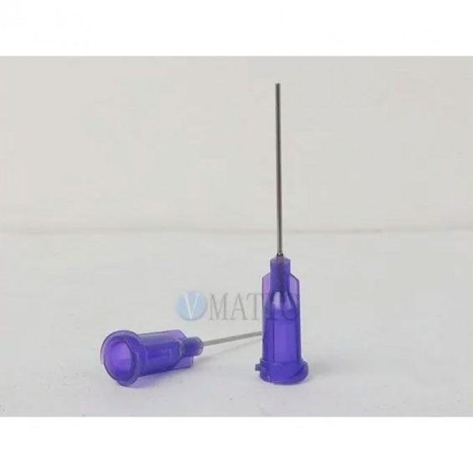 Игла для пневмодозатора VMATIC Серия TE 21G 1 дюйм (25.4 мм) PURPLE VCL21100