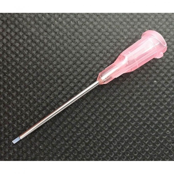 Игла дозирующая металлическая со вставкой из тефлона TFE VMATIC 25G 1/2" (12.7 мм) VCT25050