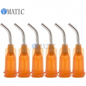 Изогнутая игла для пневмодозатора VMATIC Серия TE 15G 1/2" (12.7 мм) 45° VCW1505045