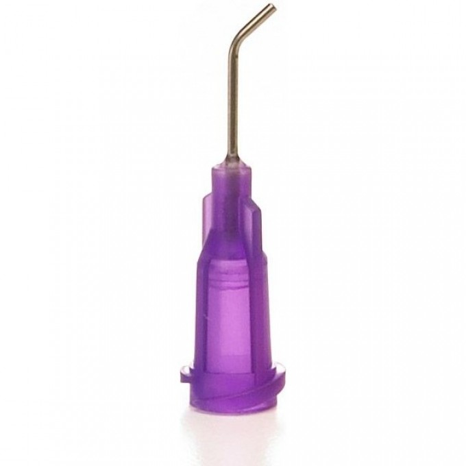 Игла изогнутая 45° для пневмодозатора VMATIC Серия TE 21G 1/2" (12.7 мм) VCW2105045